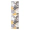 World Rug Gallery Contemporary Circles Yellow/Gray/Ivory Runner Rug 2'x7' 2064YELLOW2X7 - alternate 5